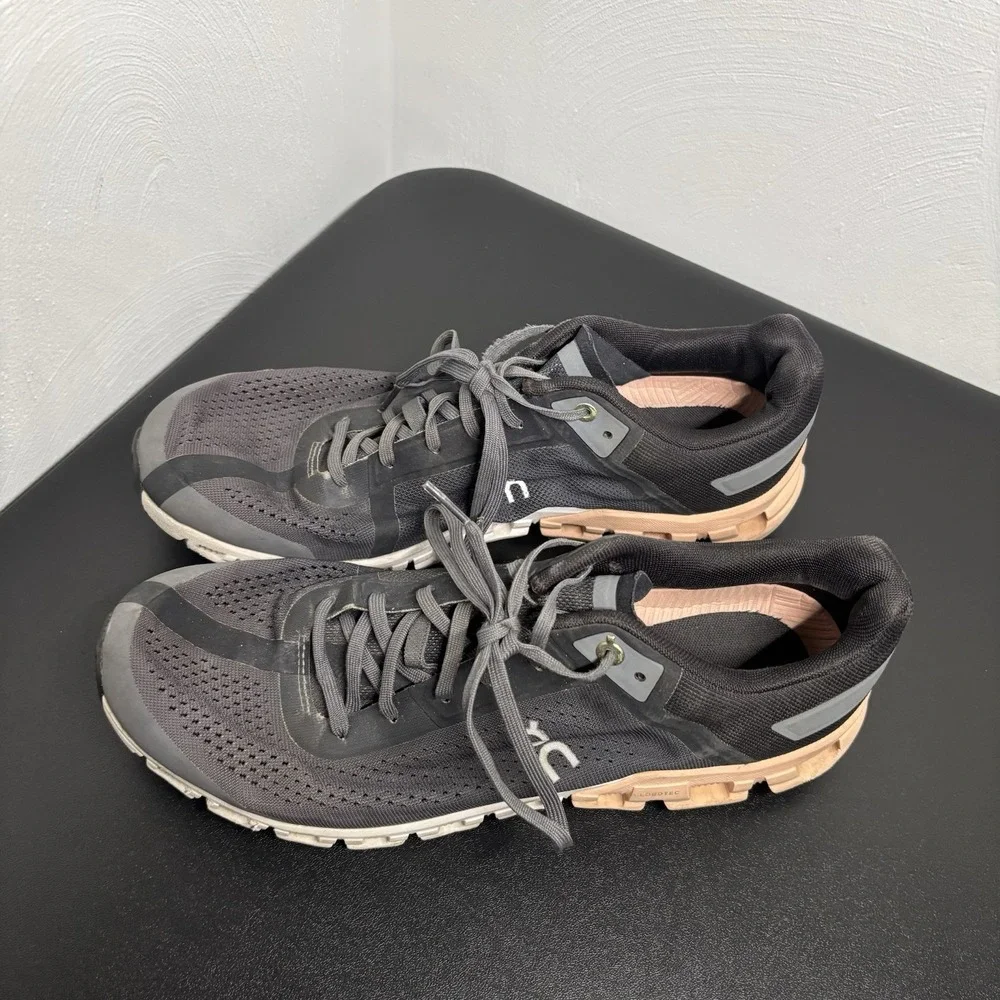 On Cloudflow Women's Running Shoes‎ Size 11 Rock Rose Running Sneakers 35.99234